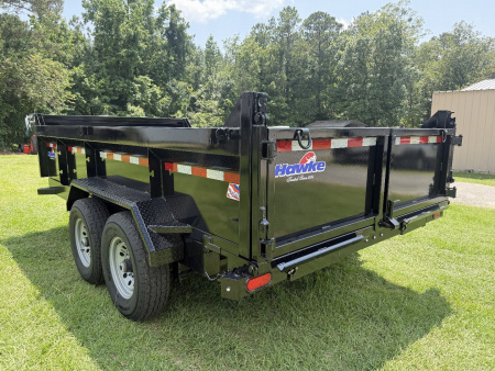 New 2026 Hawke Trailers 7x14 14K Dump Trailer