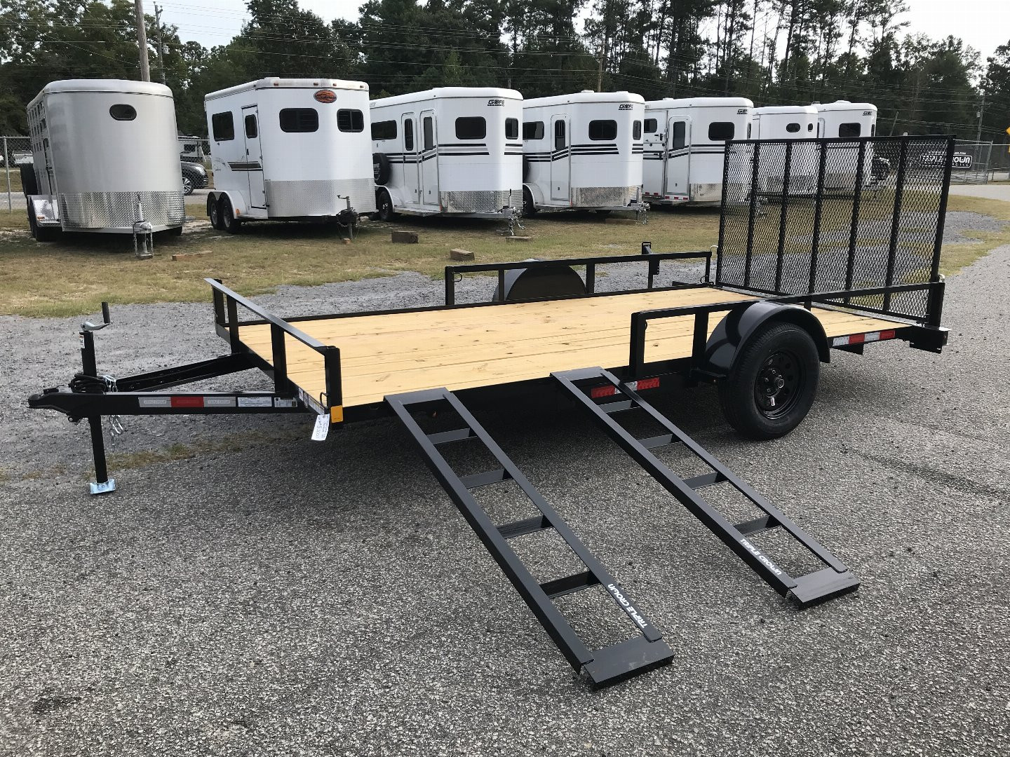 New 2026 Triple Crown Trailers 7x14ATV Utility Trailer