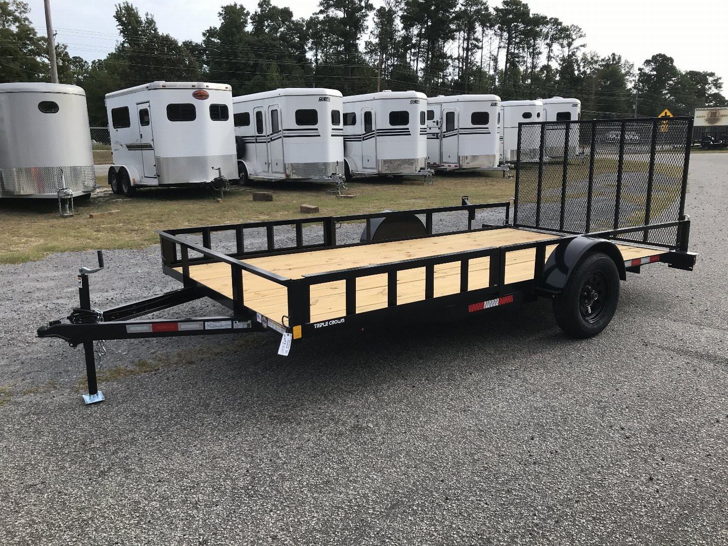 New 2026 Triple Crown Trailers 7x14ATV Utility Trailer