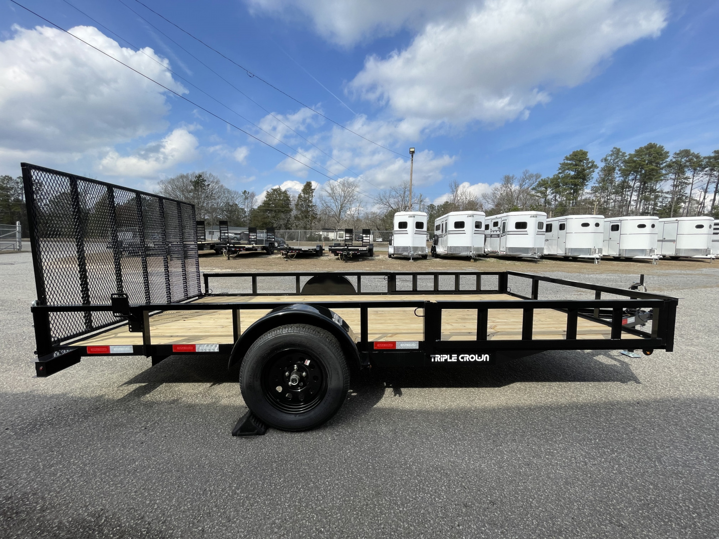 New 2026 Triple Crown Trailers 7x14ATV Utility Trailer