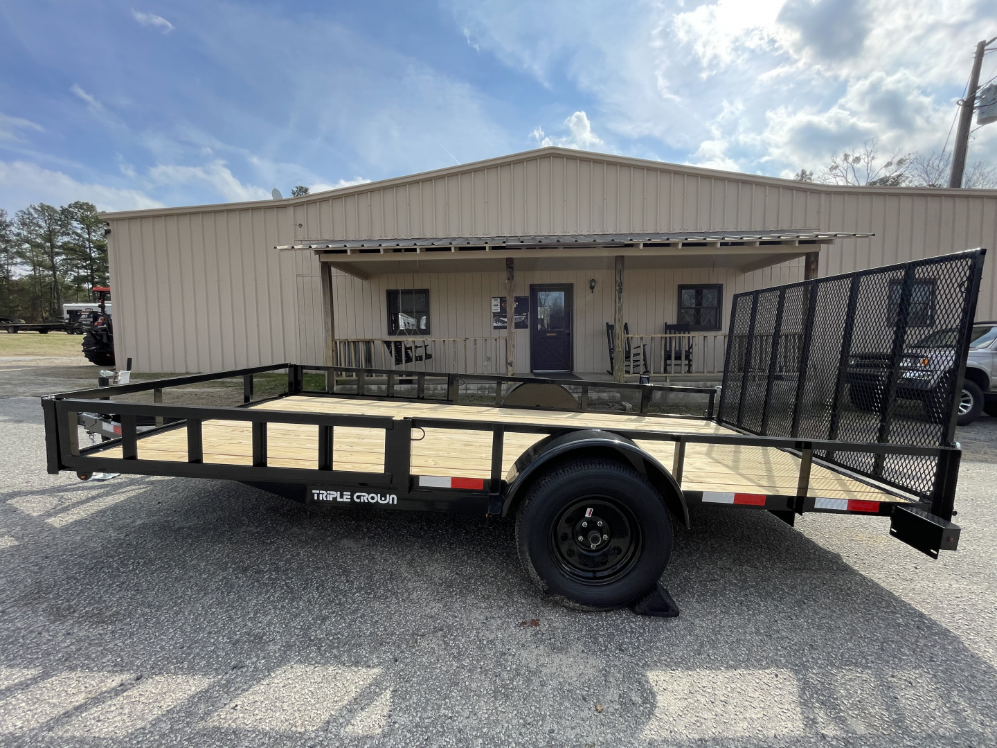 New 2026 Triple Crown Trailers 7x14ATV Utility Trailer