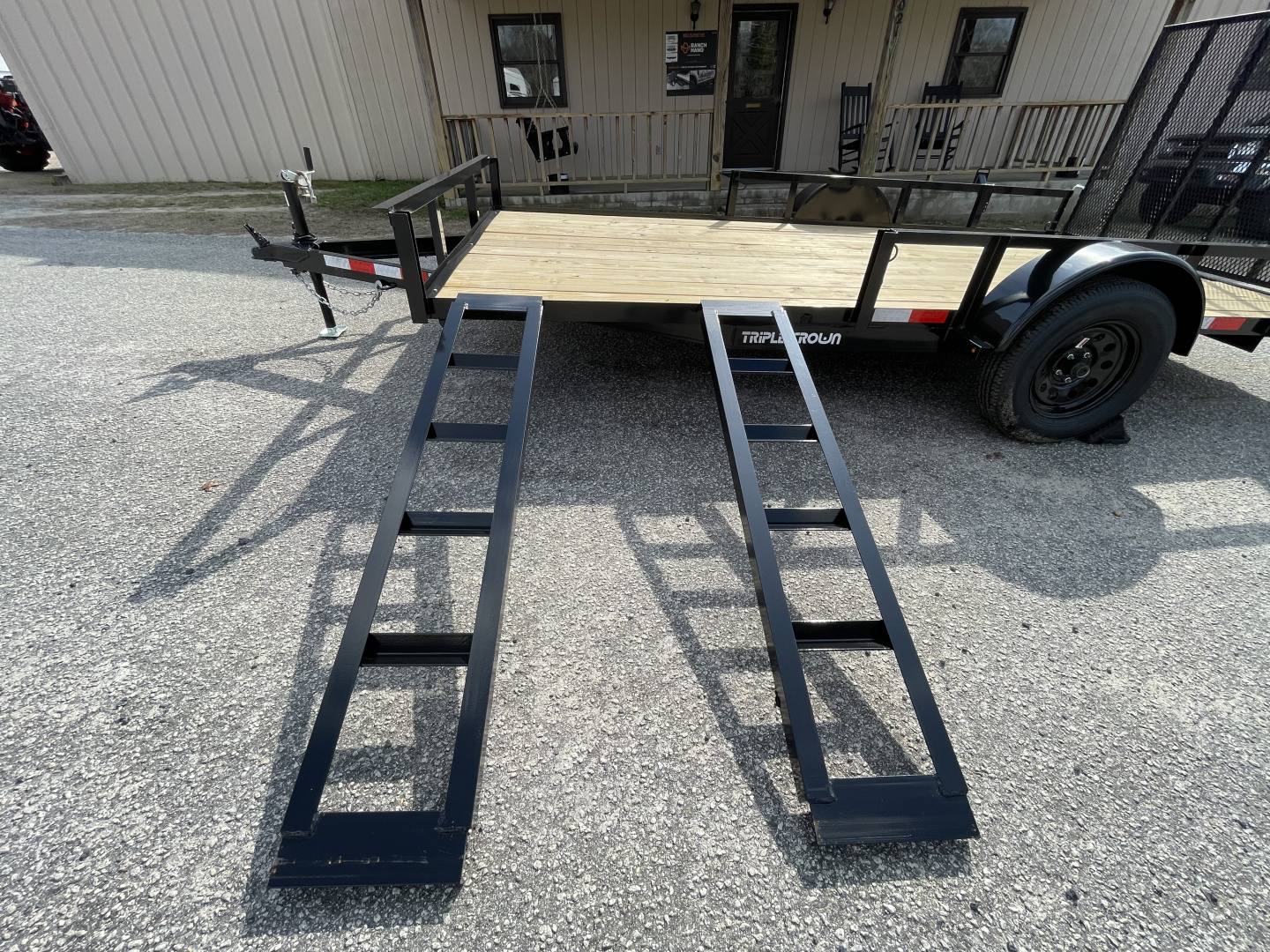 New 2026 Triple Crown Trailers 7x14ATV Utility Trailer