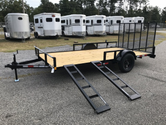 New 2025 Triple Crown Trailers 7x14ATV Utility Trailer