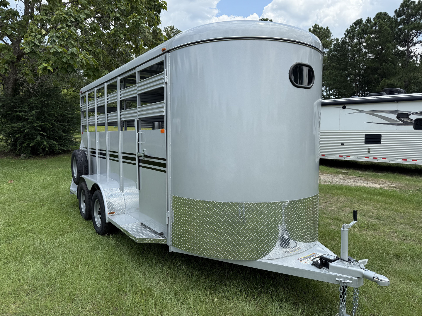 New 2025 Bee K&K 16' Stock Trailer