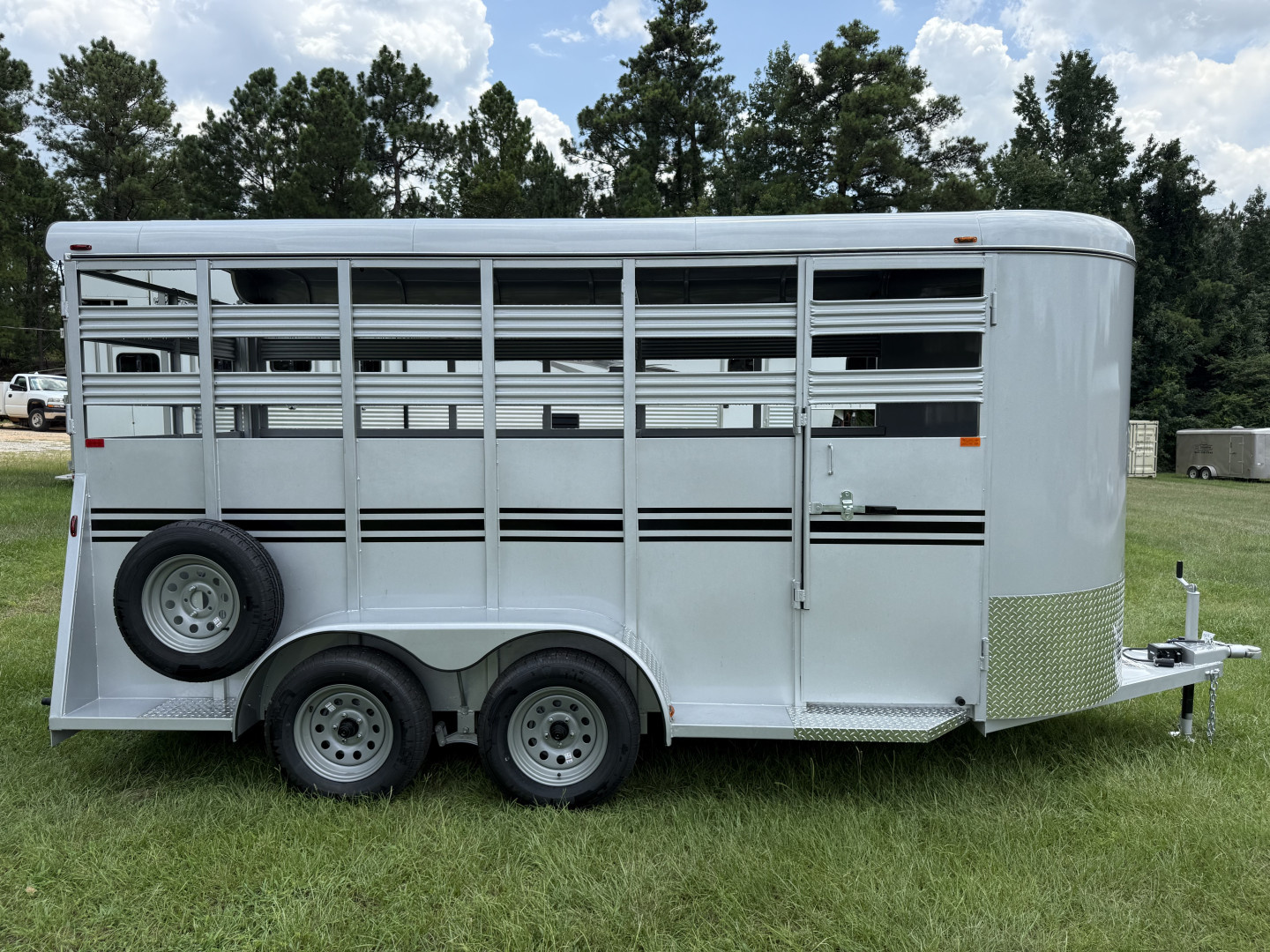 New 2025 Bee K&K 16' Stock Trailer