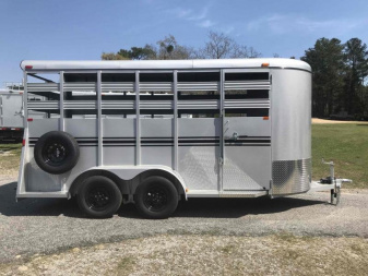 New 2025 Bee K&K 16' Stock Trailer