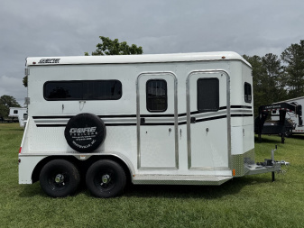 New 2025 Gore Trailers ADTR 2-Horse Trailer w/ Dressing Room