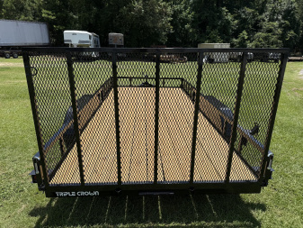 New 2026 Triple Crown Trailers 7x16ATV Utility Trailer