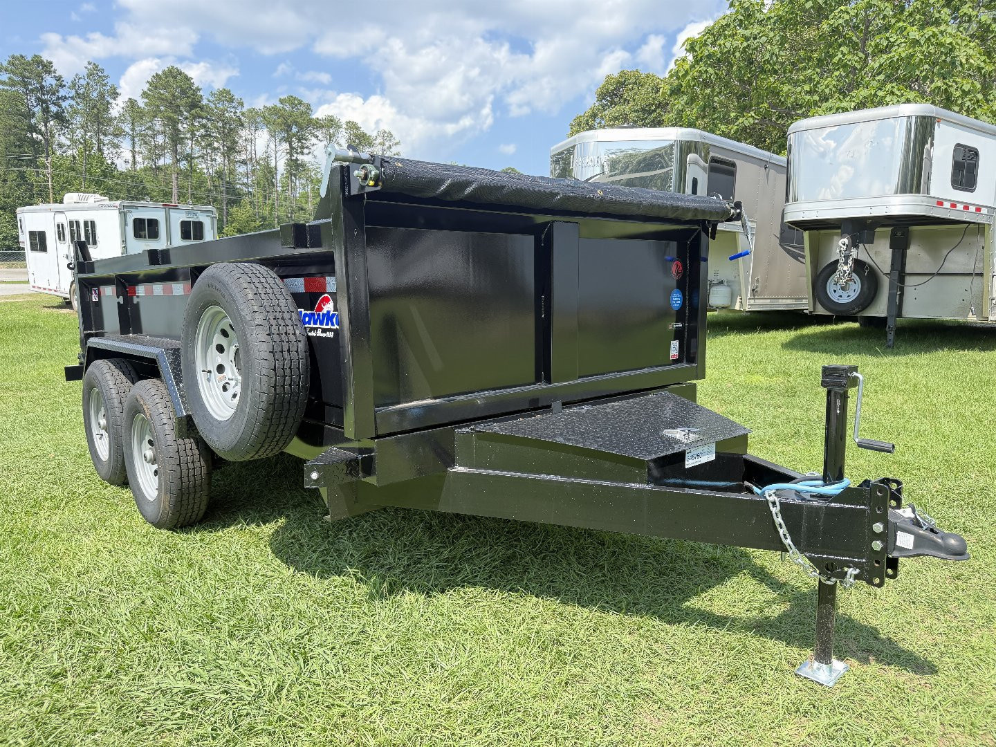 New 2026 Hawke Trailers 6x12 10K Dump Trailer