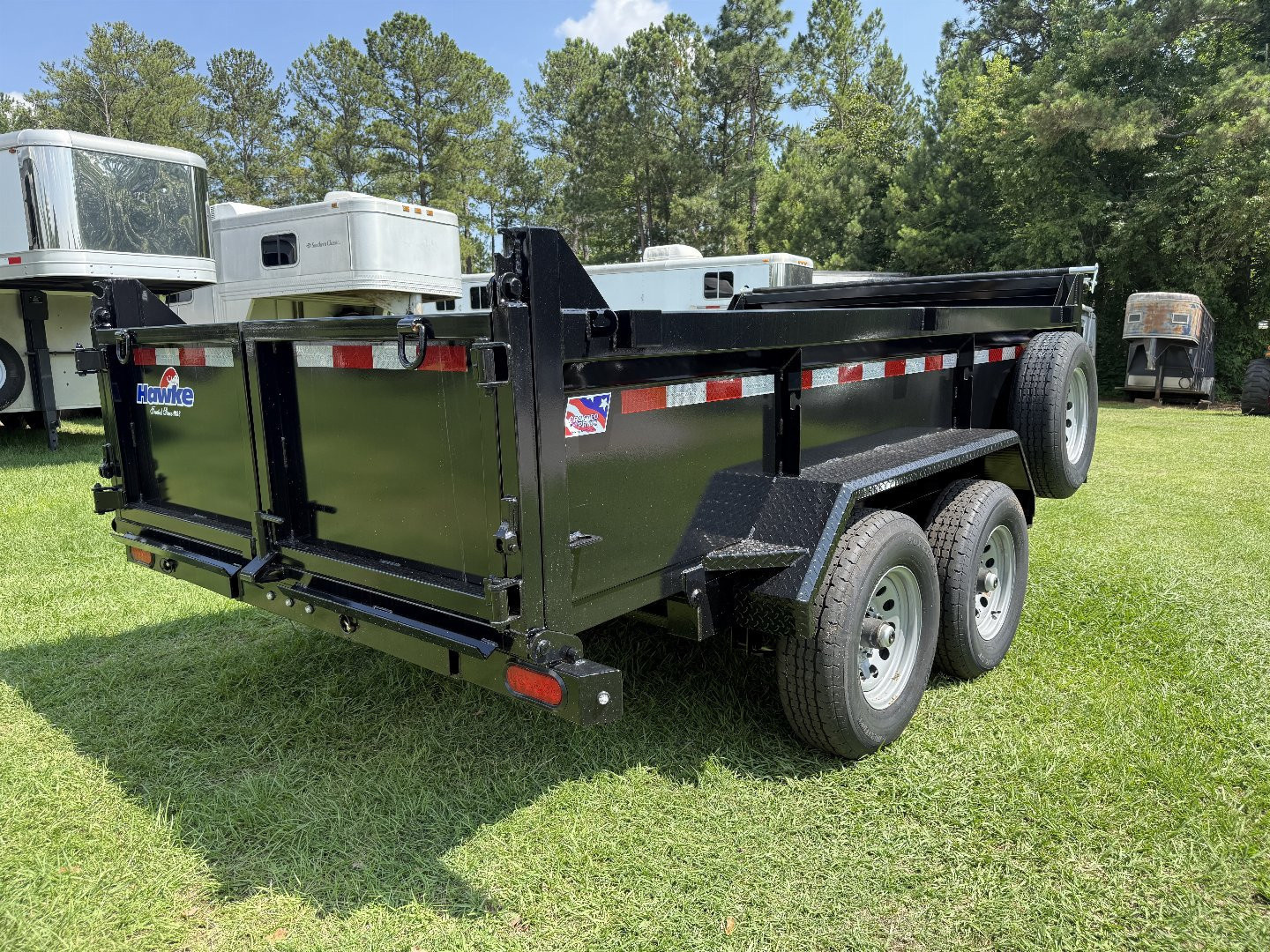 New 2026 Hawke Trailers 6x12 10K Dump Trailer