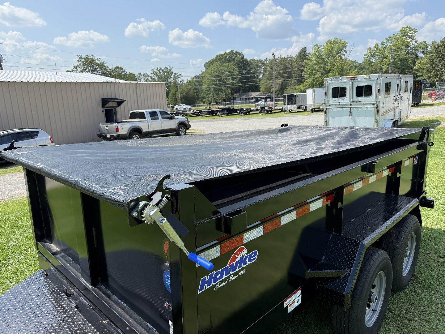 New 2026 Hawke Trailers 6x12 10K Dump Trailer