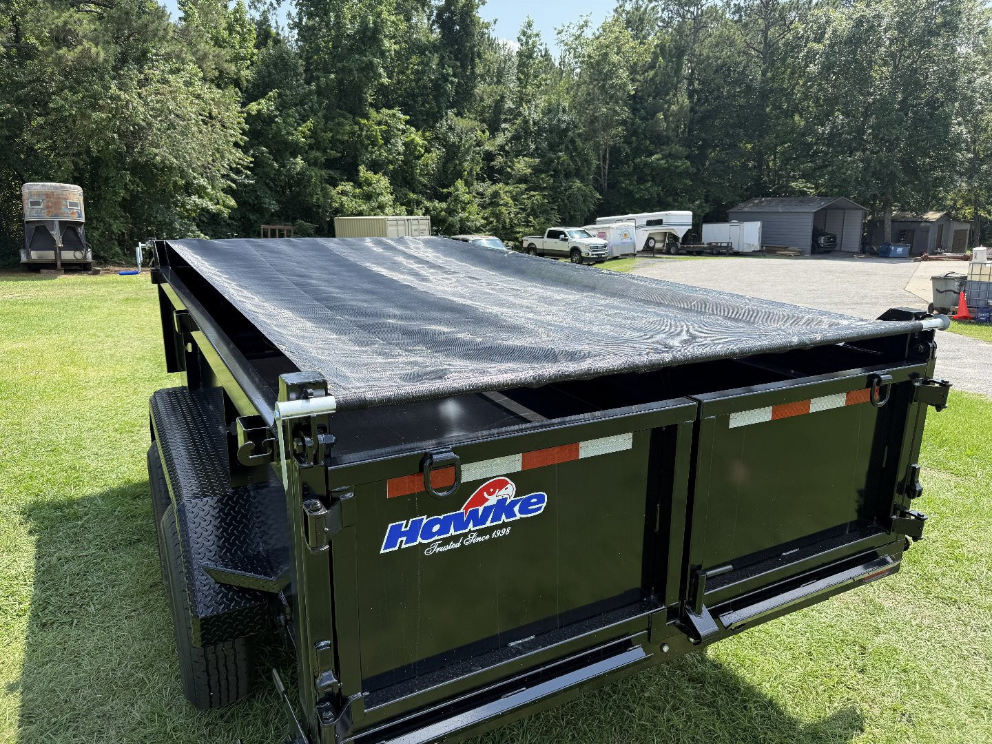 New 2026 Hawke Trailers 6x12 10K Dump Trailer