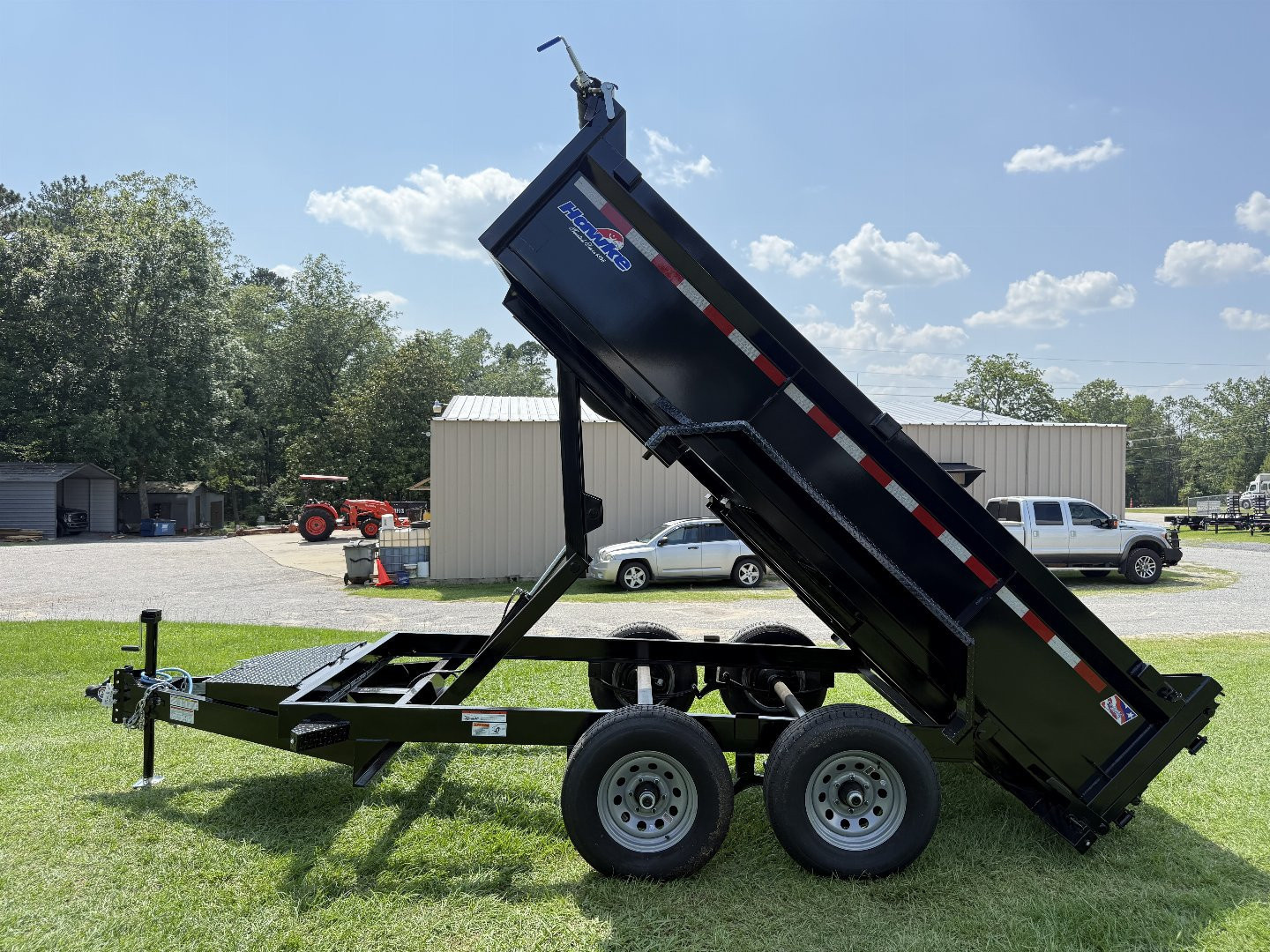 New 2026 Hawke Trailers 6x12 10K Dump Trailer