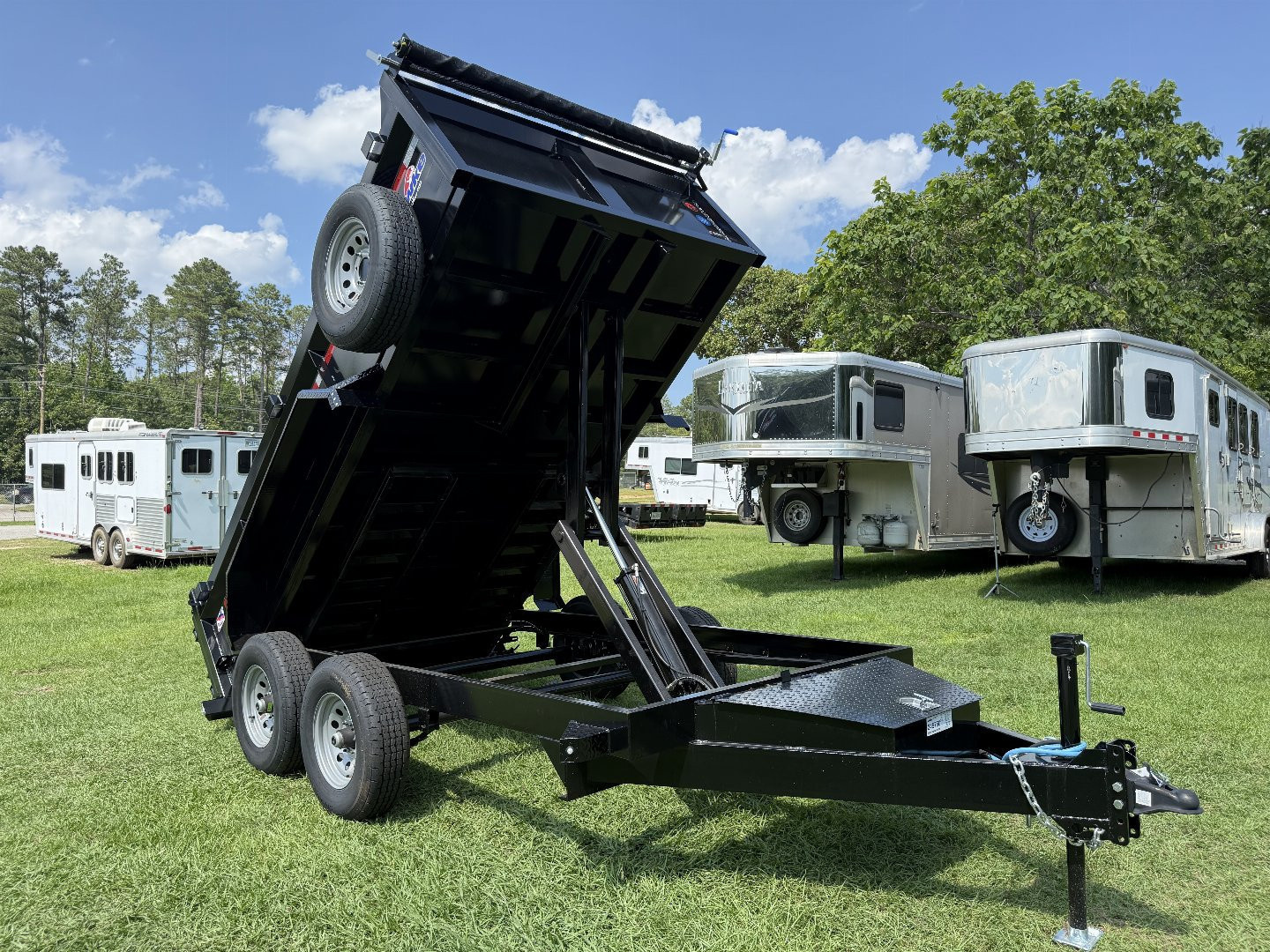 New 2026 Hawke Trailers 6x12 10K Dump Trailer