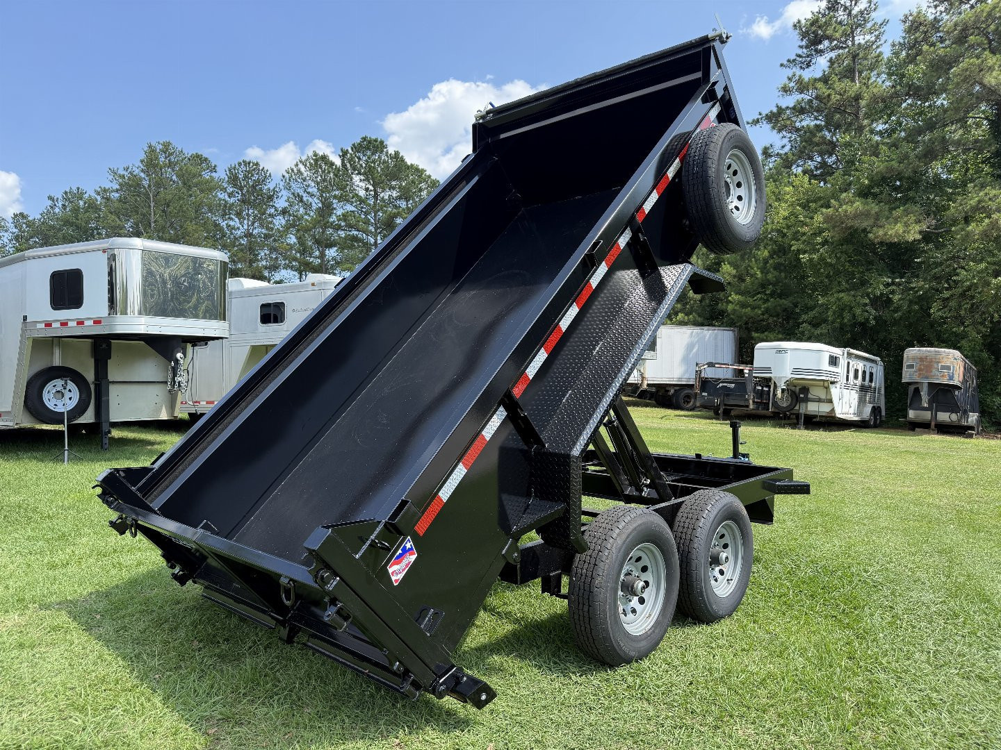 New 2026 Hawke Trailers 6x12 10K Dump Trailer