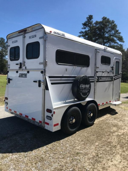New 2026 Gore Trailers 2HS W/DR AND SIDE RAMP Horse Trailer