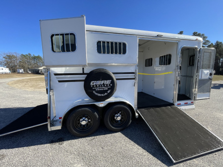 New 2026 Gore Trailers 2HS W/DR AND SIDE RAMP Horse Trailer