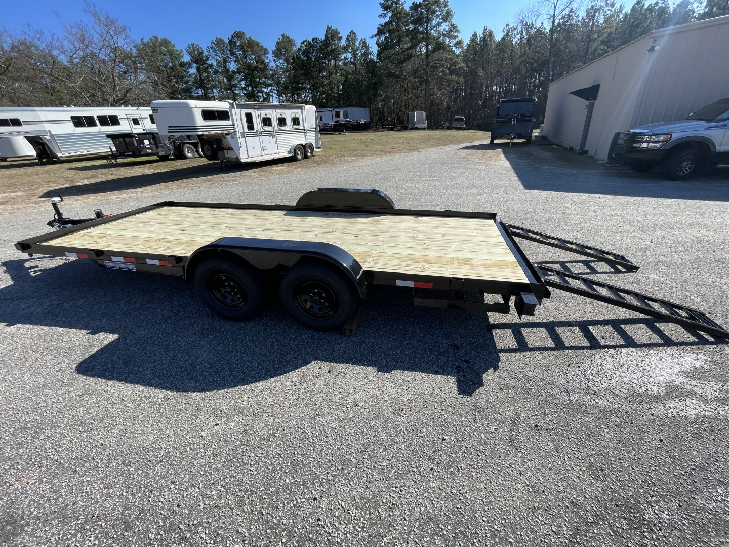 New 2026 Triple Crown Trailers 7x187K Car Hauler Equipment Trailer