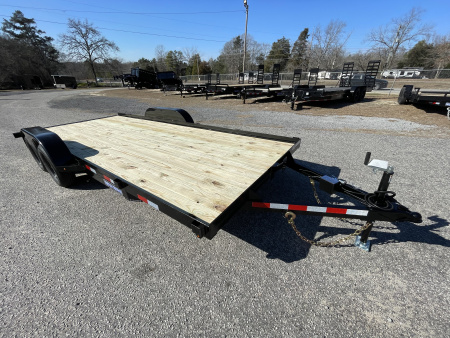 New 2026 Triple Crown Trailers 7x187K Car Hauler Equipment Trailer