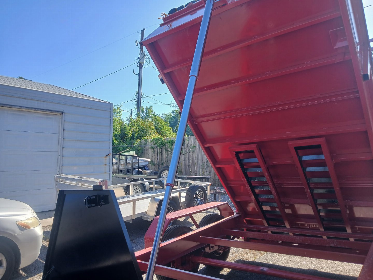 New 2025 PANTHER CARGO 7X12TA 14K TELE DUMP Dump Trailer