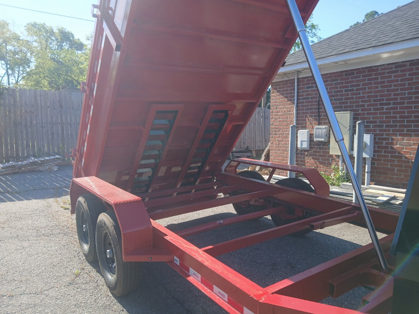 New 2025 PANTHER CARGO 7X12TA 14K TELE DUMP Dump Trailer