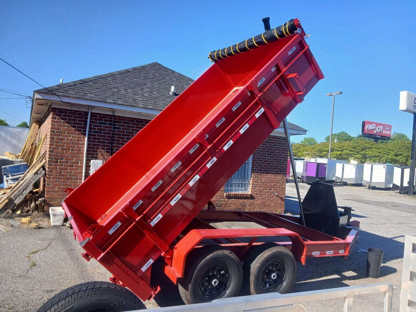 New 2025 PANTHER CARGO 7X12TA 14K TELE DUMP Dump Trailer