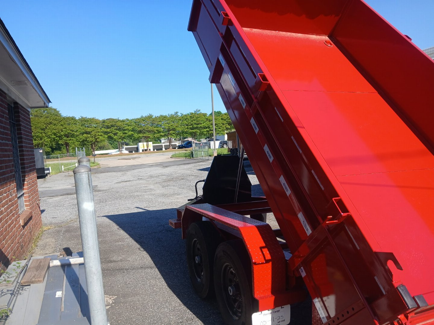 New 2025 PANTHER CARGO 7X12TA 14K TELE DUMP Dump Trailer