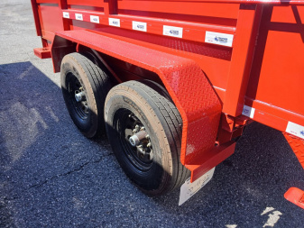 New 2025 PANTHER CARGO 7X12TA 14K TELE DUMP Dump Trailer