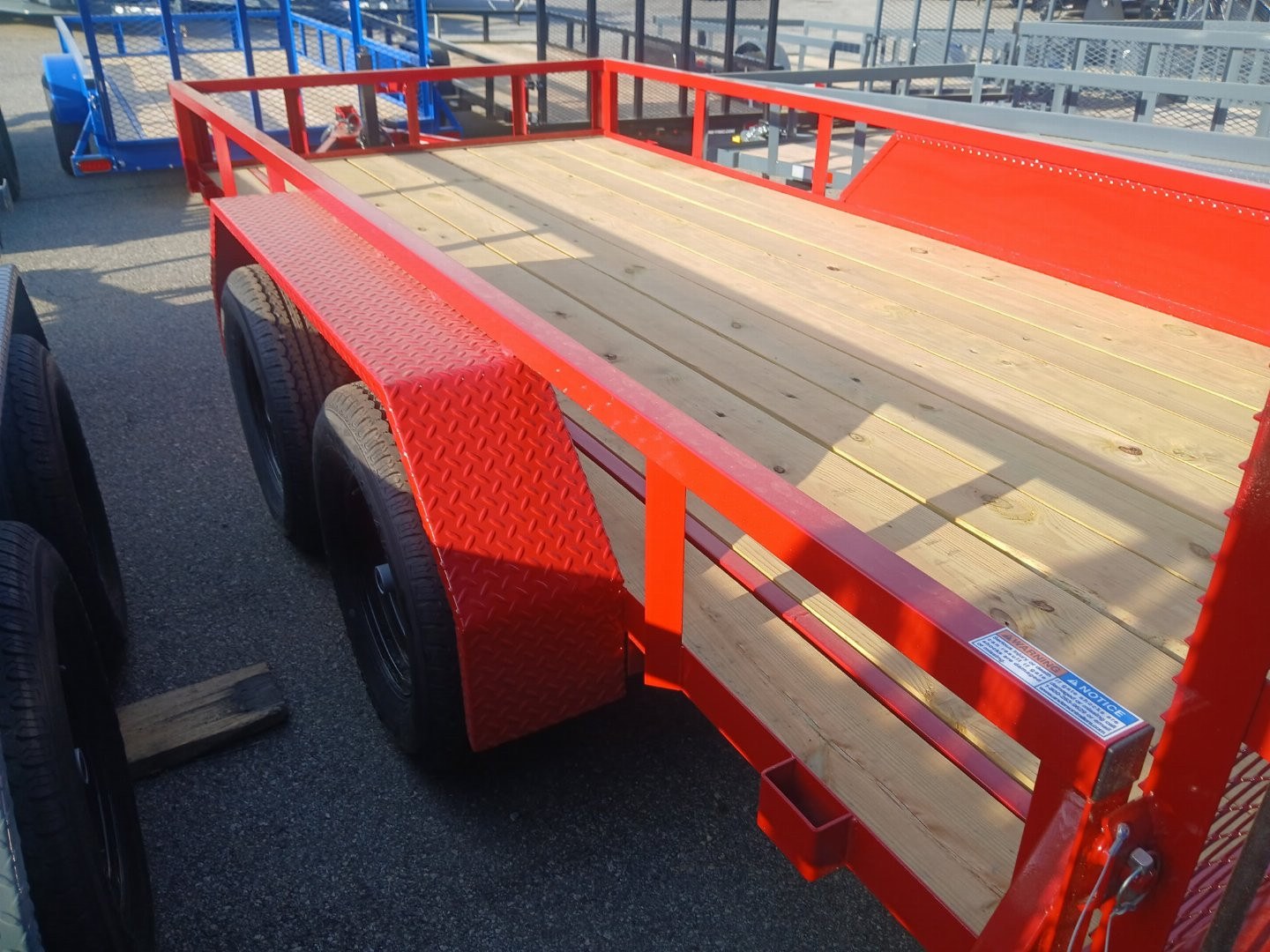 New 2025 ANDERSON MANUFACTURING LST 6X14TA Utility Trailer