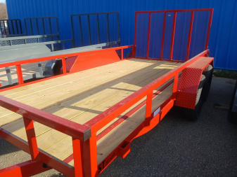 New 2025 ANDERSON MANUFACTURING LST 6X14TA Utility Trailer