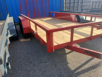 New 2025 ANDERSON MANUFACTURING LST 6X14TA Utility Trailer