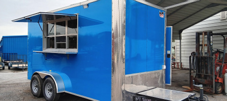 New 2025 Quality Cargo 7X14TA CONCESSION TRAILER