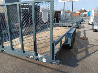New 2025 GPS TRAILERS GTT 7X18TA 7K Utility Trailer