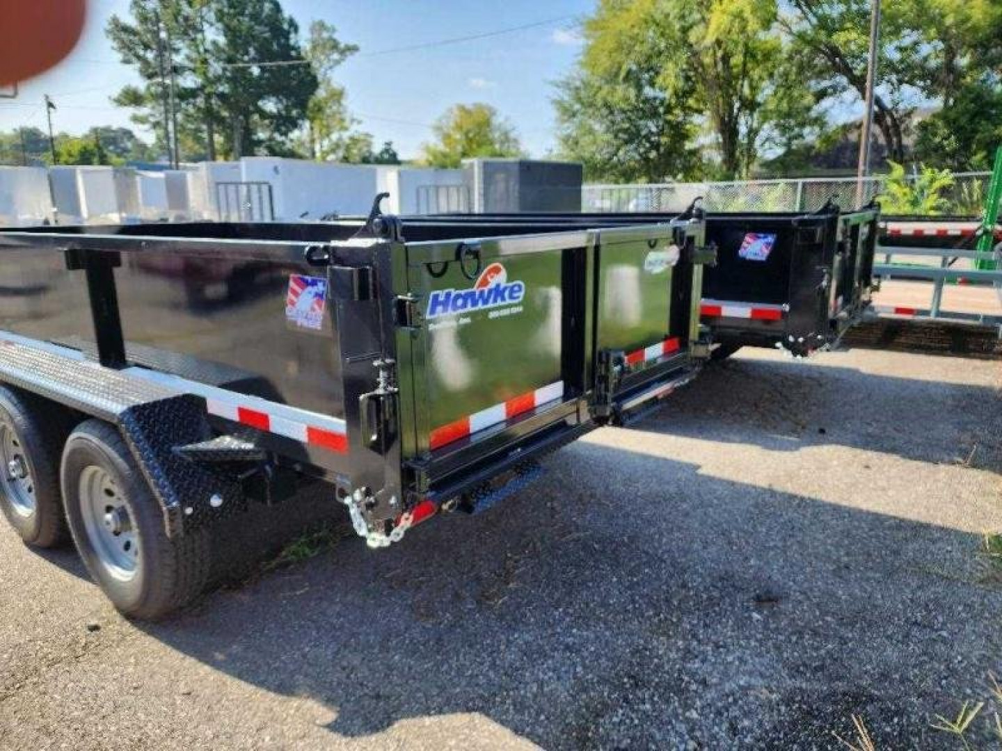 New 2025 HAWKE TRAILERS 6X12TA 10K Low Profile Dump Trailer