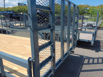 New 2025 GPS TRAILERS GTT 7X18TA 10K Utility Trailer