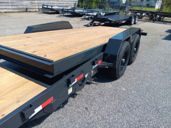 New 2025 Hillcrest Trailers 7X16+4TA 14K PARTIAL TILT Equipment Trailer