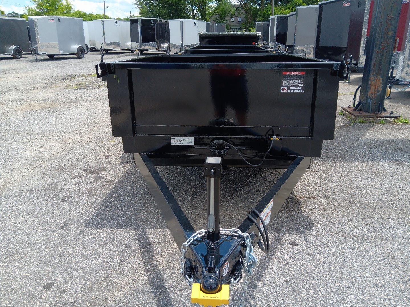 New 2024 Hawke Trailers Cardinal 5X8SA 5K Low Profile Dump Trailer