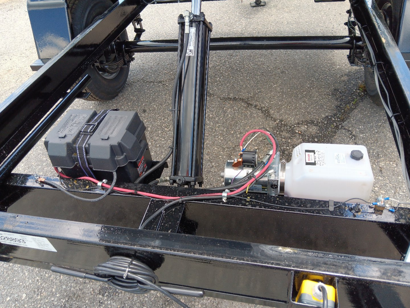 New 2024 Hawke Trailers Cardinal 5X8SA 5K Low Profile Dump Trailer