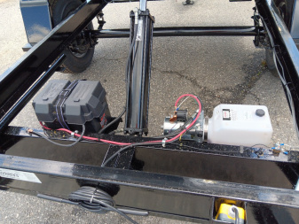 New 2024 Hawke Trailers Cardinal 5X8SA 5K Low Profile Dump Trailer