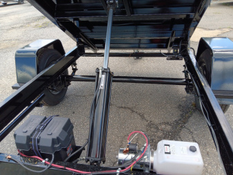 New 2024 Hawke Trailers Cardinal 5X8SA 5K Low Profile Dump Trailer