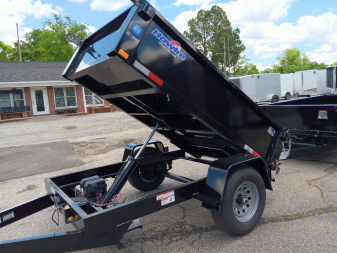 New 2024 Hawke Trailers Cardinal 5X8SA 5K Low Profile Dump Trailer