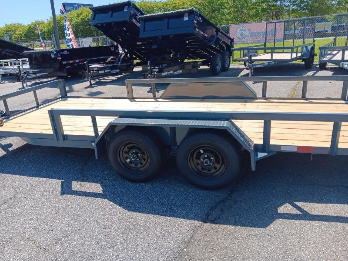 New 2024 GPS TRAILERS GTT 7X18TA ATV Utility Trailer