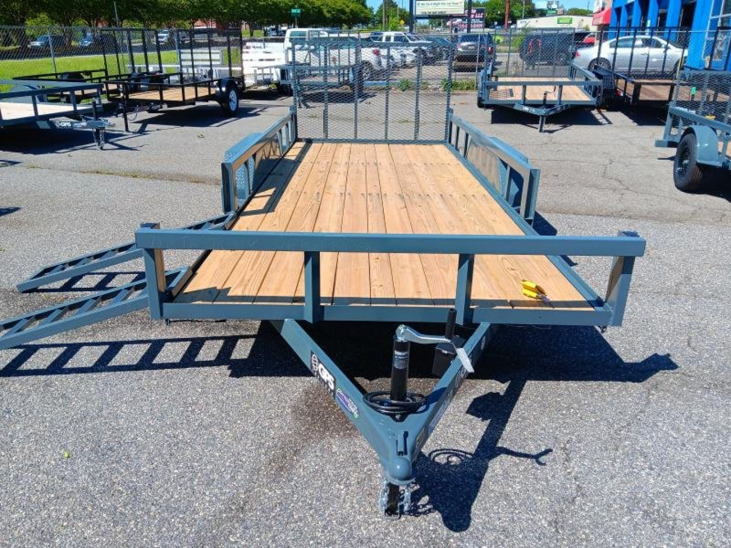 New 2024 GPS TRAILERS GTT 7X18TA ATV Utility Trailer