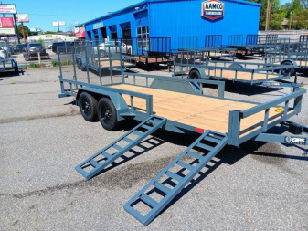 New 2024 GPS TRAILERS GTT 7X18TA ATV Utility Trailer