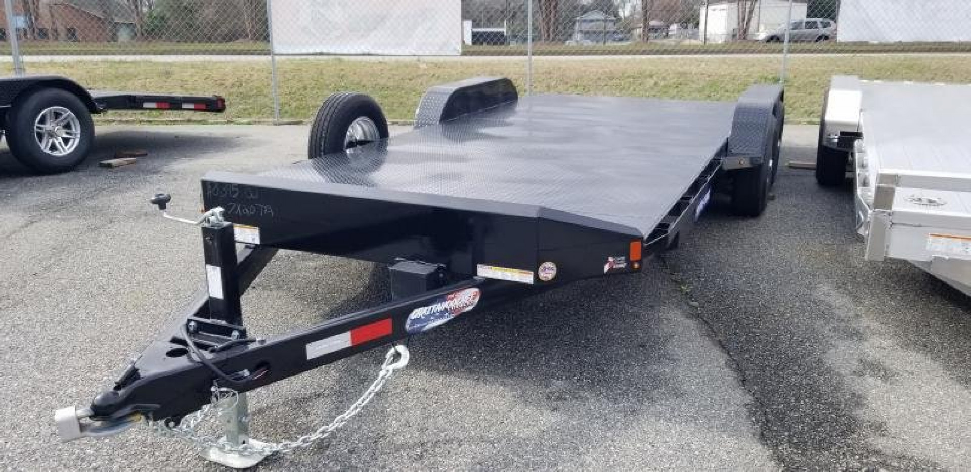 New 2022 Sure-Trac 7X20TA (16+4) Steel Deck Car Hauler Trailer  10K