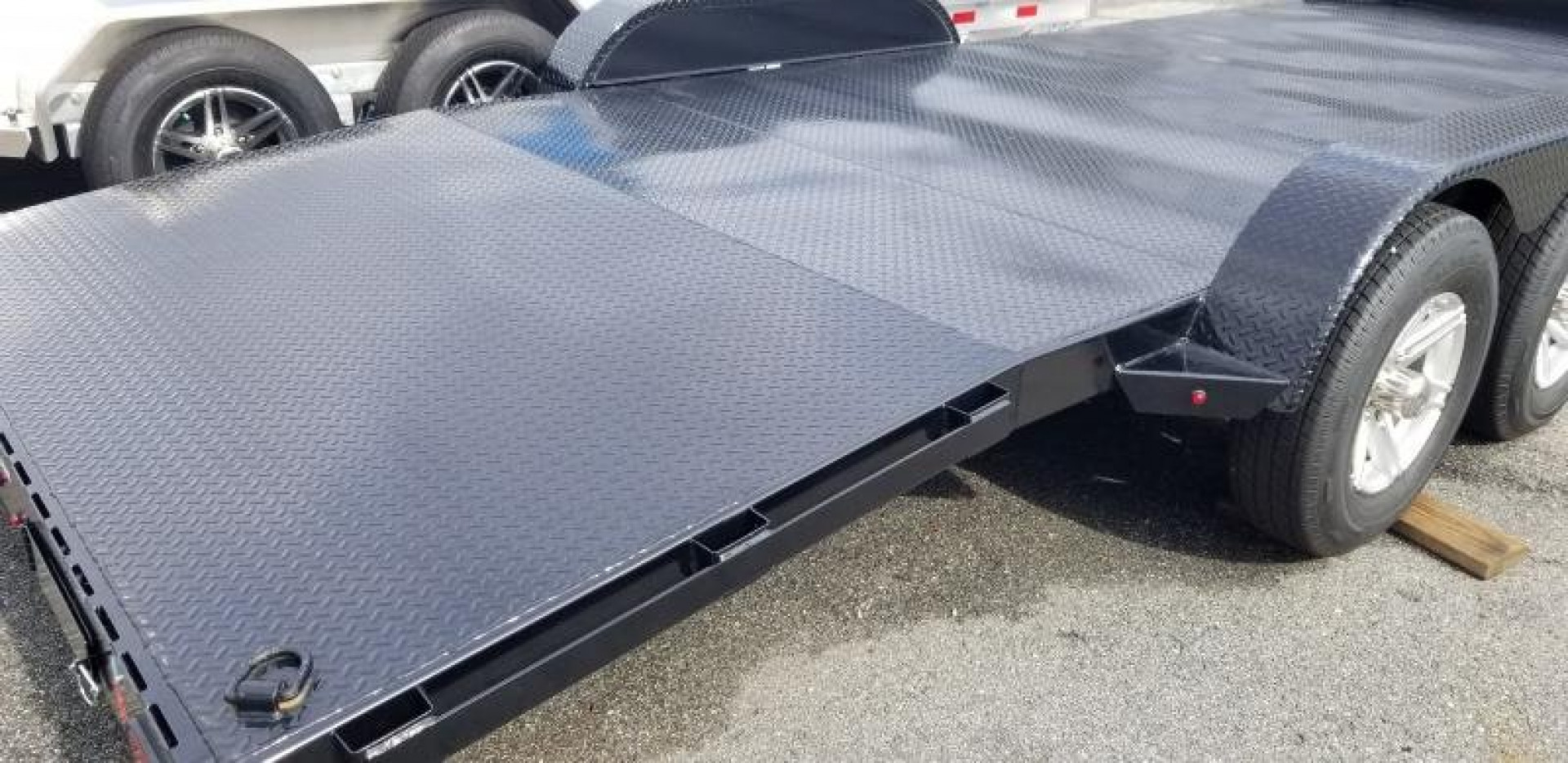 New 2022 Sure-Trac 7X20TA (16+4) Steel Deck Car Hauler Trailer  10K