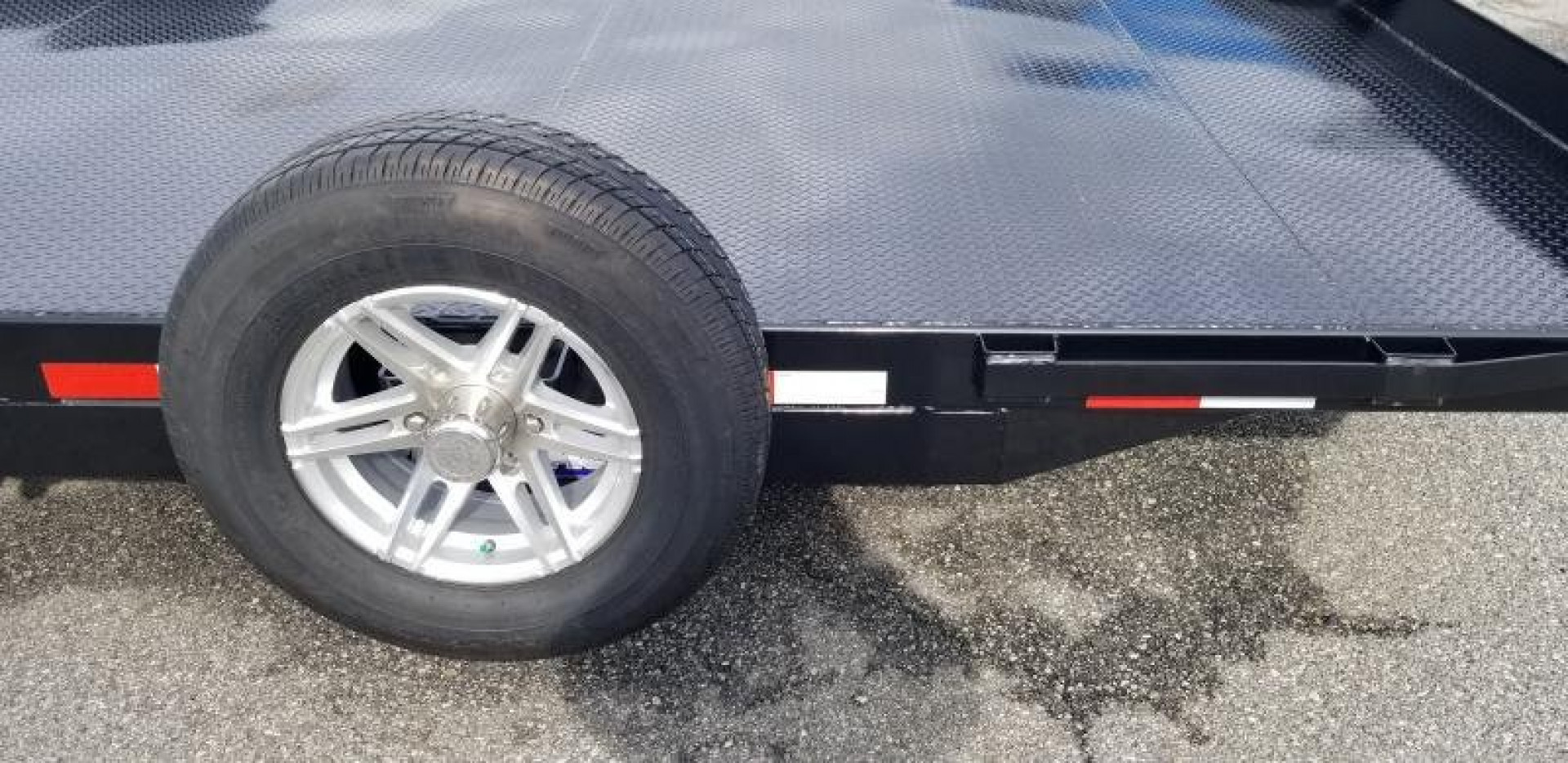 New 2022 Sure-Trac 7X20TA (16+4) Steel Deck Car Hauler Trailer  10K