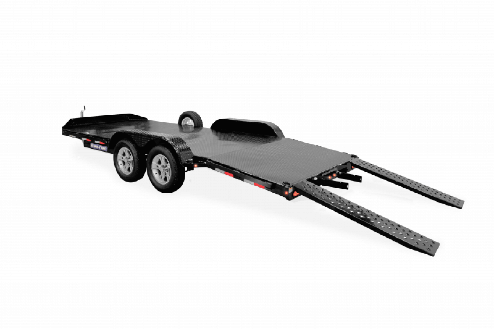 New 2022 Sure-Trac 7X20TA (16+4) Steel Deck Car Hauler Trailer  10K