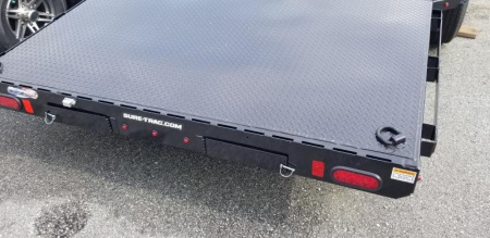 New 2022 Sure-Trac 7X20TA (16+4) Steel Deck Car Hauler Trailer  10K