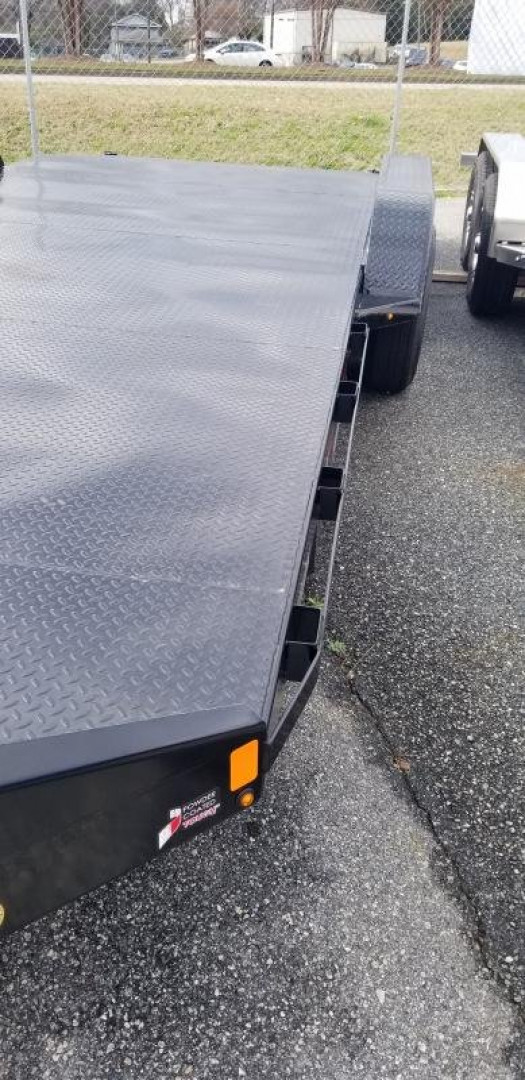 New 2022 Sure-Trac 7X20TA (16+4) Steel Deck Car Hauler Trailer  10K